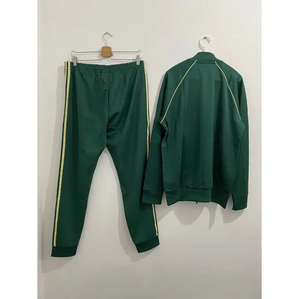 Adidas Originals Superstar Tracksuit Collegiate Green Powder Yellow Size 2XL